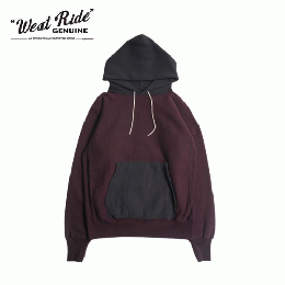 WESTRIDE RW 2-TONE HOODIE EGGPLANT/BLACK