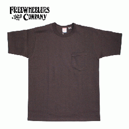 FREEWHEELERS S/S POCKET TEE JET BLACK #2625009