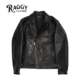 RAGGY CLOTHING Horsehide Double Sports JKT kz-02