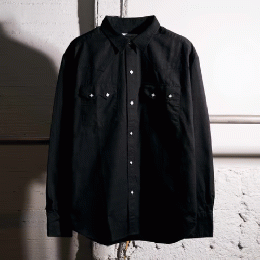 MASSES WESTERN SHIRT NP BLACK